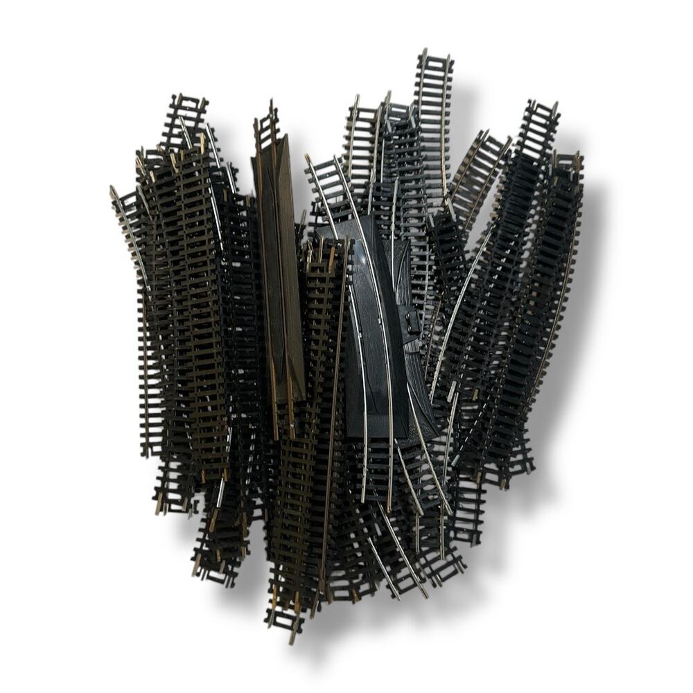 Model Train Tracks - Black